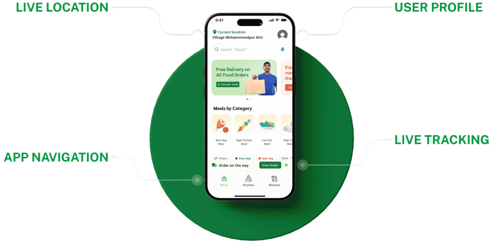 Healthy Food Delivery App