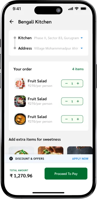 Healthy Food Delivery App