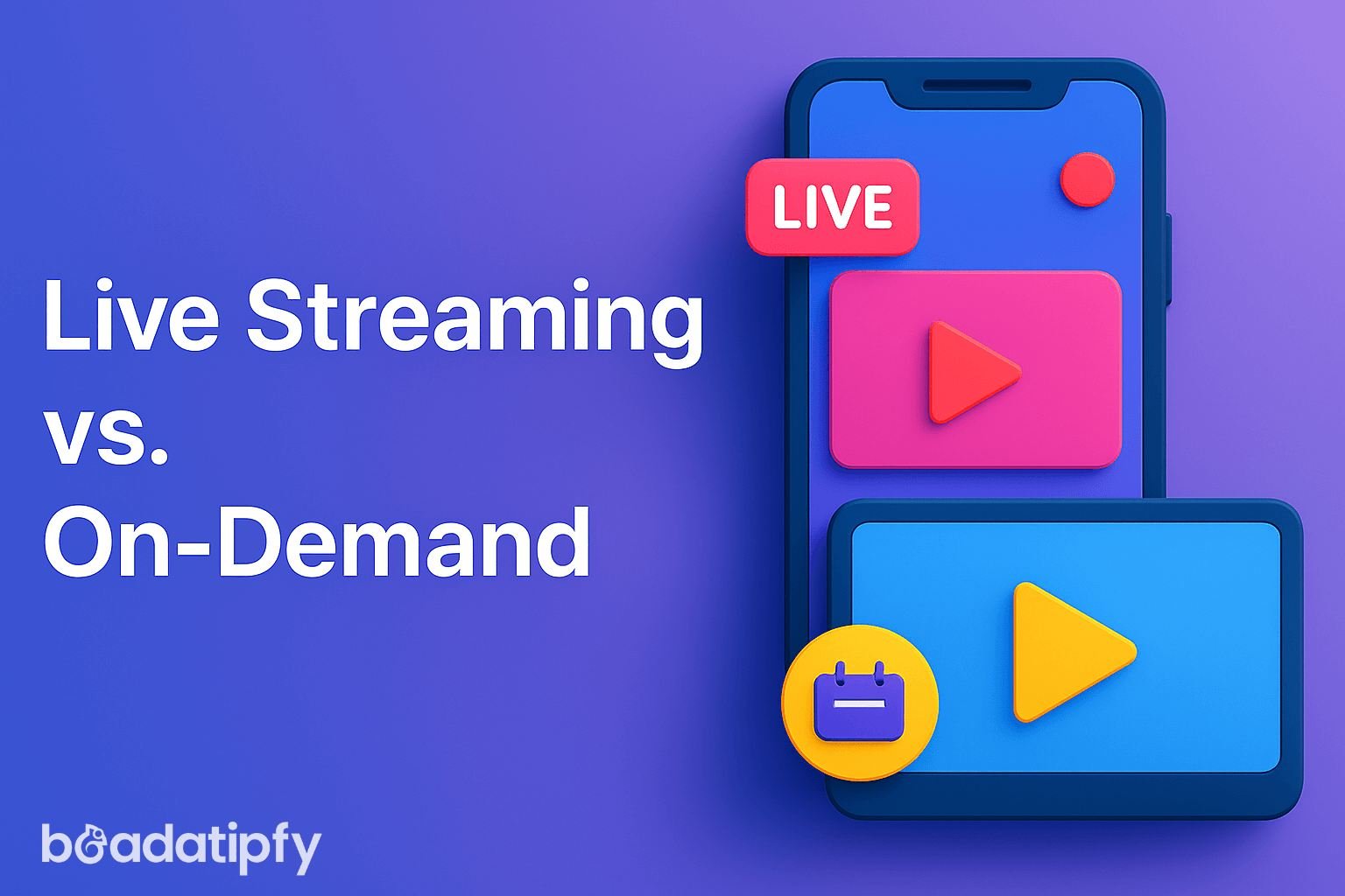 Live Streaming vs. On-Demand