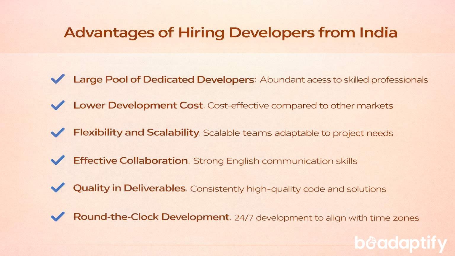 How to Hire Skilled Frontend Developers in India: A 2026 Guide 1 Advantages of Hiring Developers from India