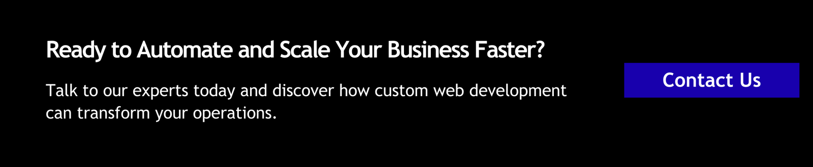 Ready to Automate and Scale Your Business Faster