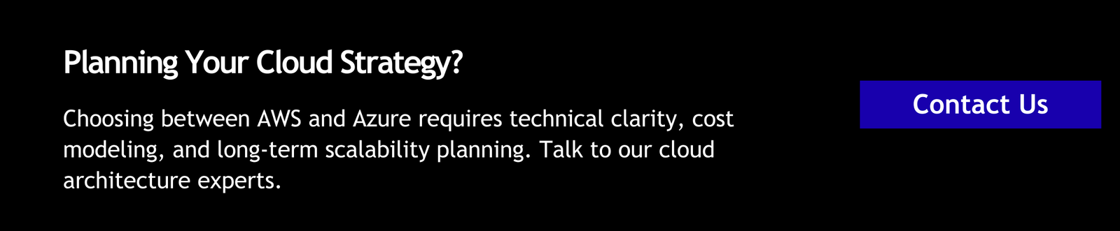 Planning Your Cloud Strategy for 2026