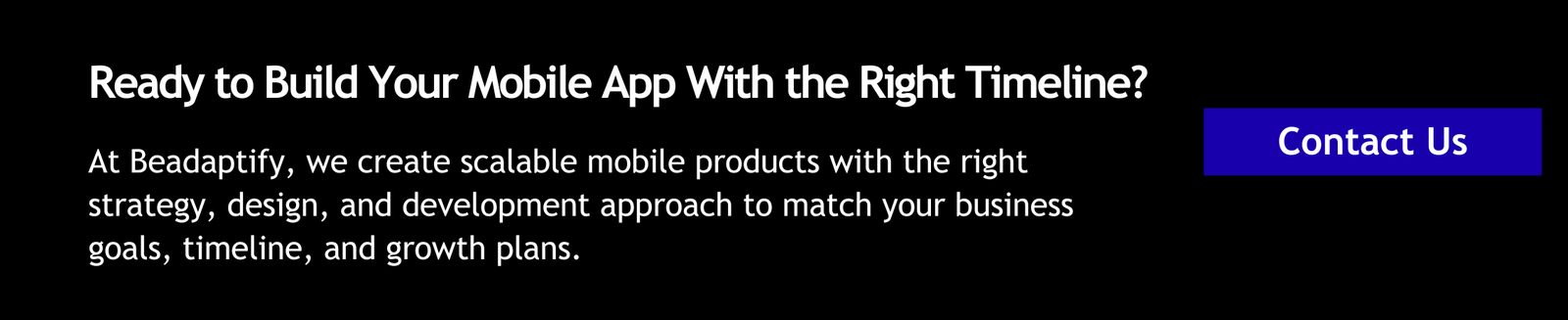 Ready to Build Your Mobile App With the Right Timeline and Strategy