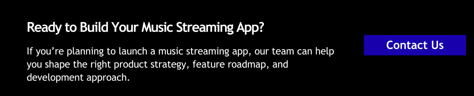 Ready to Build Your Music Streaming App