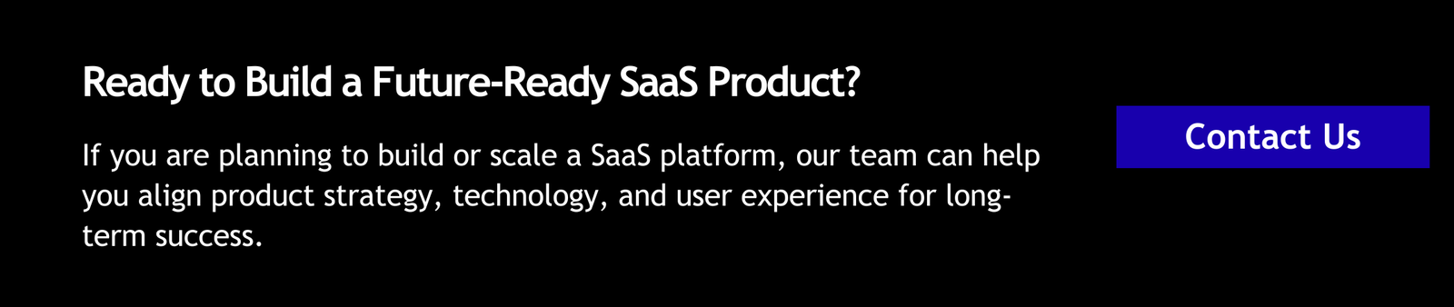 Ready to Build a Future-Ready SaaS Product