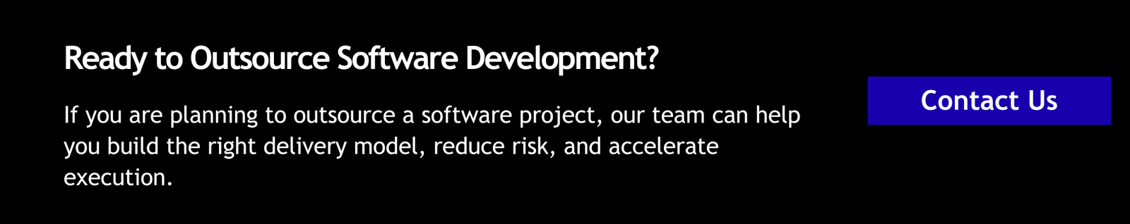 Ready to Outsource Software Development with Confidence
