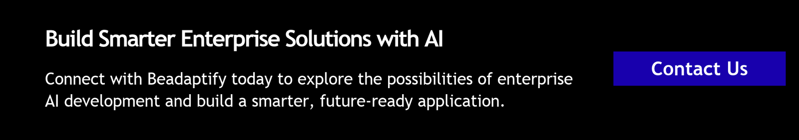 Build Smarter Enterprise Solutions with AI