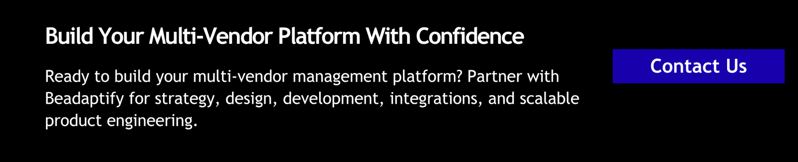 Build Your Multi-Vendor Platform With Confidence
